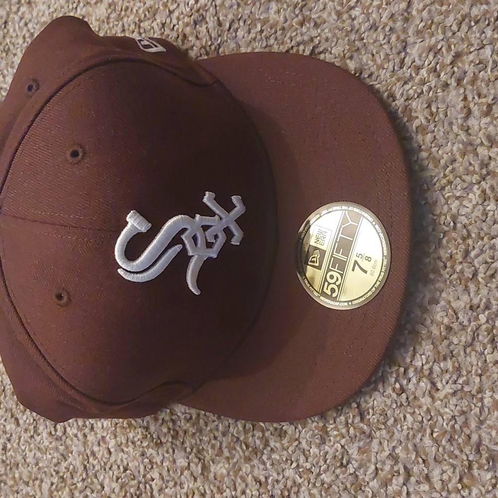 Brown New Era Sox hat